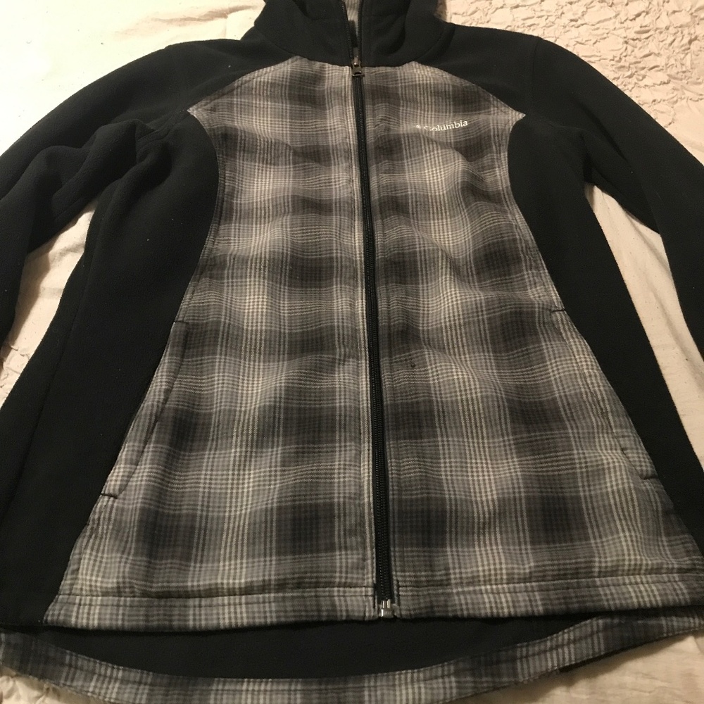 Columbia fleece and flannel hoodie